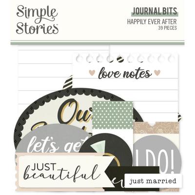 Simple Stories Happily Ever After Die Cuts - Journal Bits